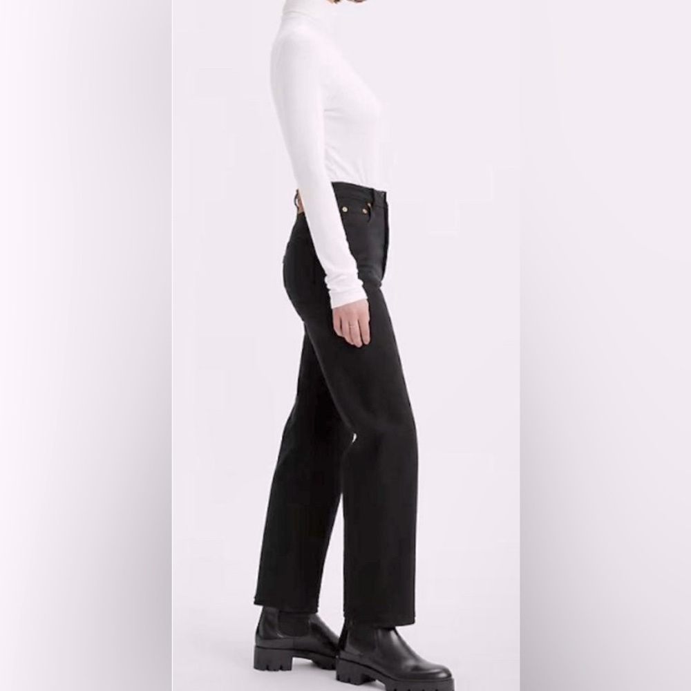 Levi’s straight leg black jeans